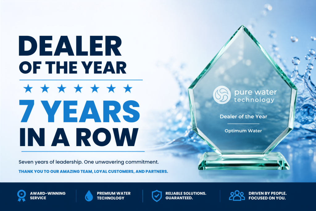 Award for Water Cooler Dealer of the Year 7 years in a row